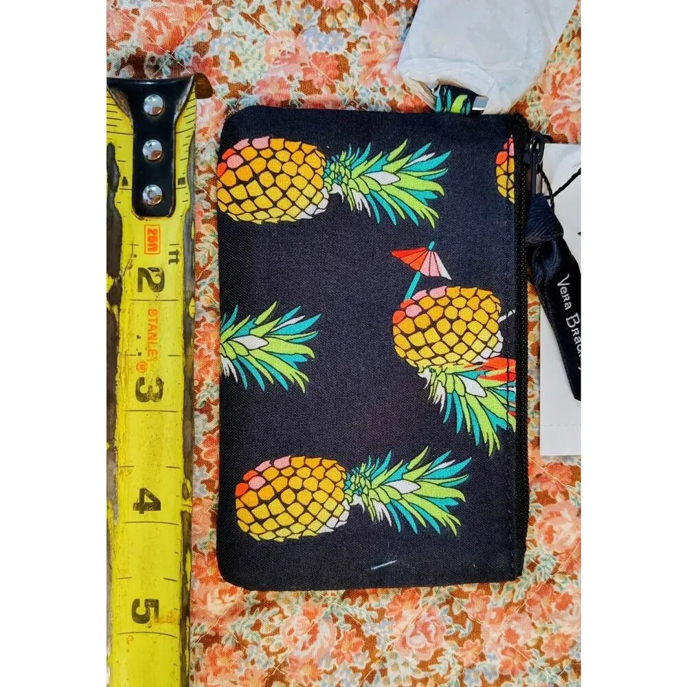 Vera Bradley ZIP ID CASE TOUCAN PARTY Key Chain NWT